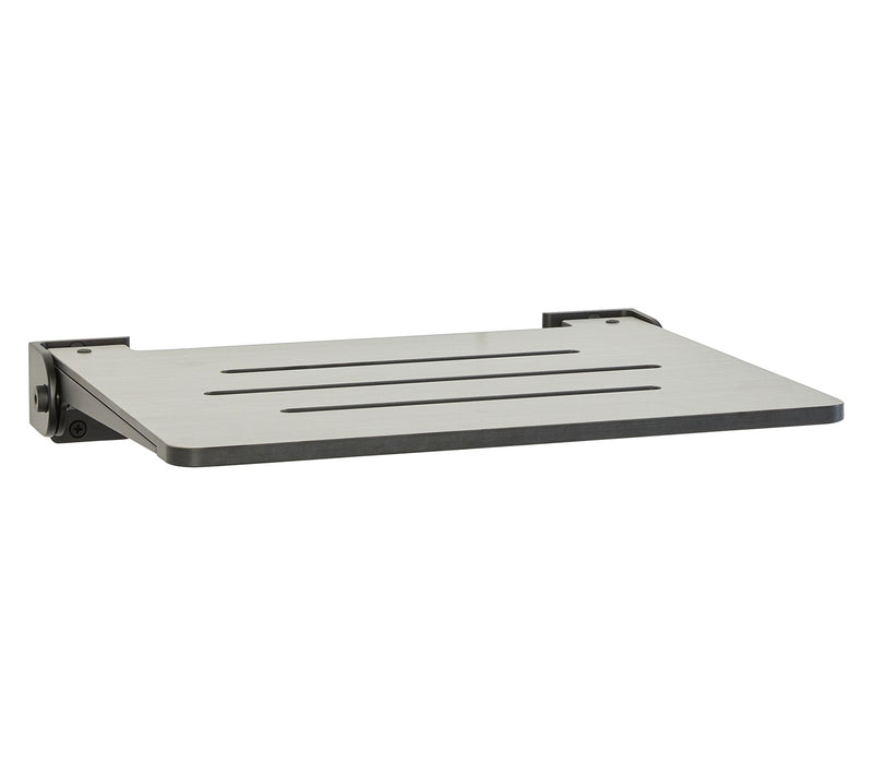 Seachrome 18" SlimLine Folding Wall Mount Shower Bench, Ash — View 11