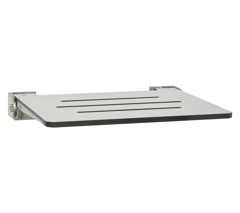 Seachrome 18" Folding Wall Mount Shower Bench Seat, Light Gray — View 10