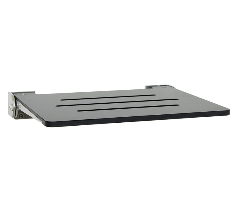 Seachrome 18" SlimLine Folding Wall Mount Shower Bench, Gray — View 9