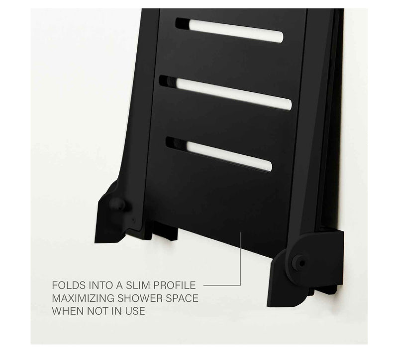Seachrome SlimLine Folding Wall Mount Shower Bench Seat 18" — View 5