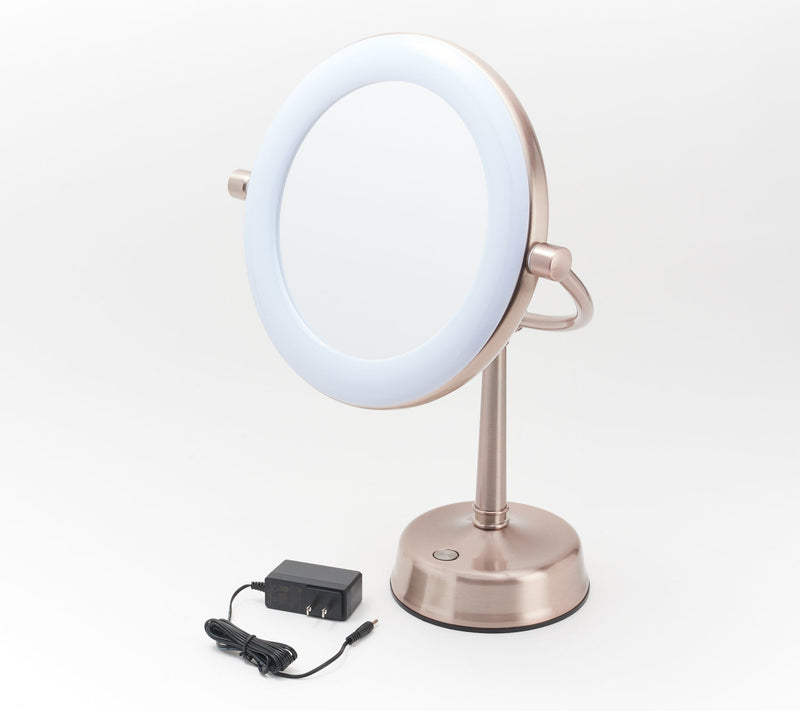 Eleganze 10x/1x Mag Lighted Mirror with Adjustable Height — View 7