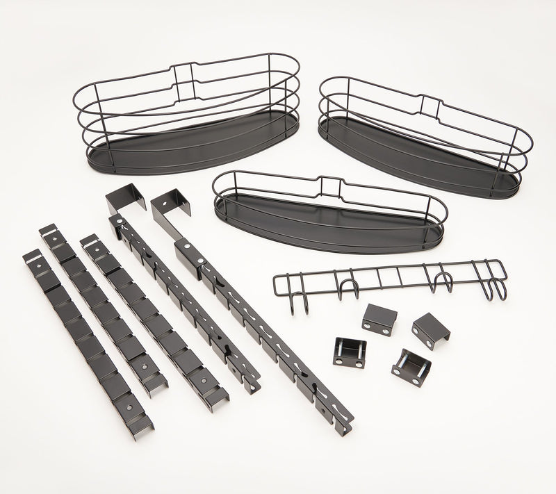 Tidy & Co. Customizable Metal Over the Door Organizer — View 5