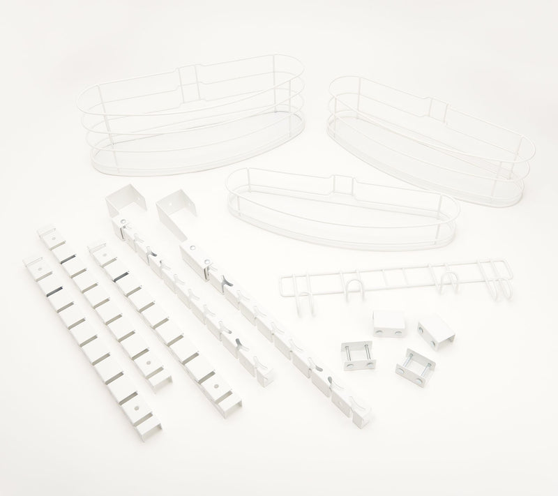 Tidy & Co. Customizable Metal Over the Door Organizer — View 6