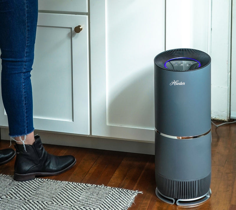 Hunter HP670 True HEPA Digital Tall Tower Air Purifier — View 13