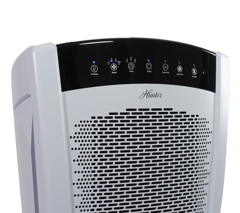 Hunter HP850 Multi-Room Console Air Purifier with UV-C — View 9