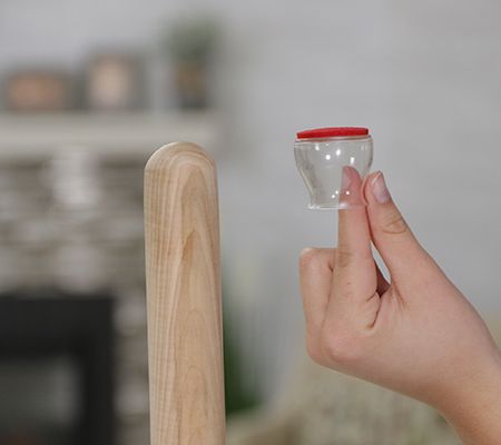 Ruby Set of 24 Flexible Furniture Sliders — View 12