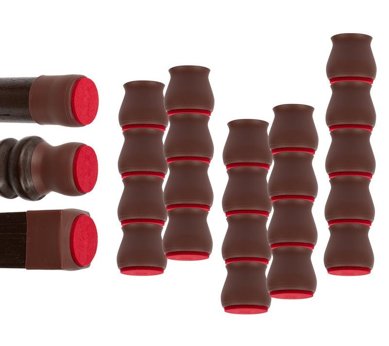 Ruby Set of 24 Flexible Furniture Sliders — View 4