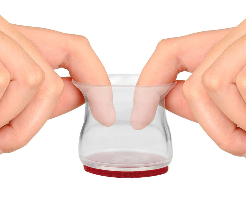 Ruby Set of 24 Flexible Furniture Sliders — View 10