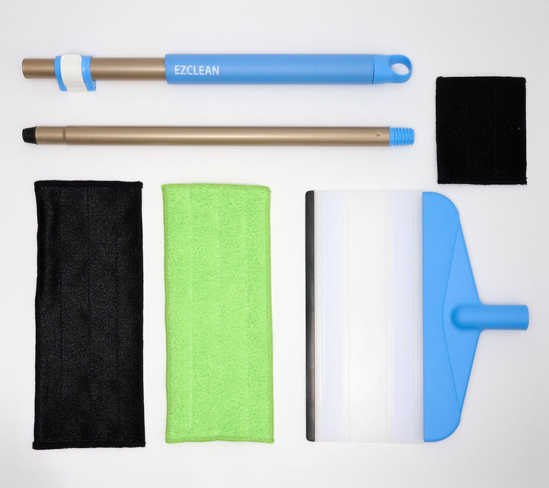 EZClean 3-in-1 Wet/Dry Squeegee with Microfiber,Hair Removing Pad — Main view