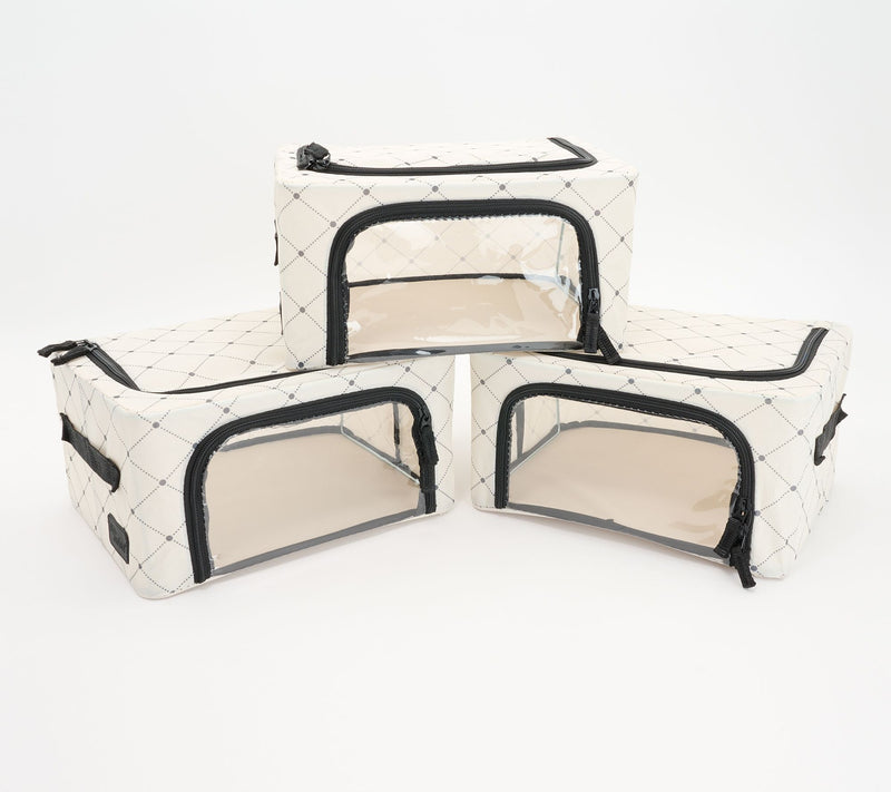 Periea Set of 3 Compact Collapsible Storage Boxes — View 3