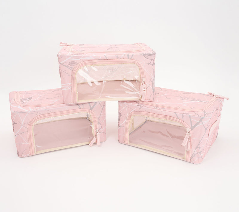 Periea Set of 3 Compact Collapsible Storage Boxes — View 14