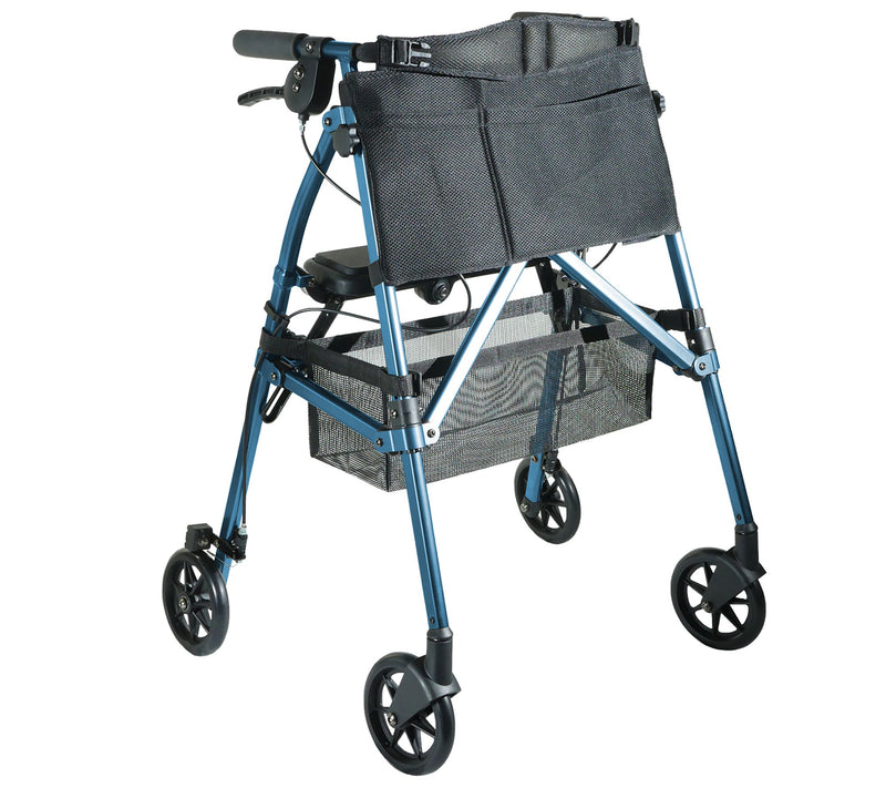 Stander EZ Fold-N-Go Ultra Light Rollator with Accessories — View 3