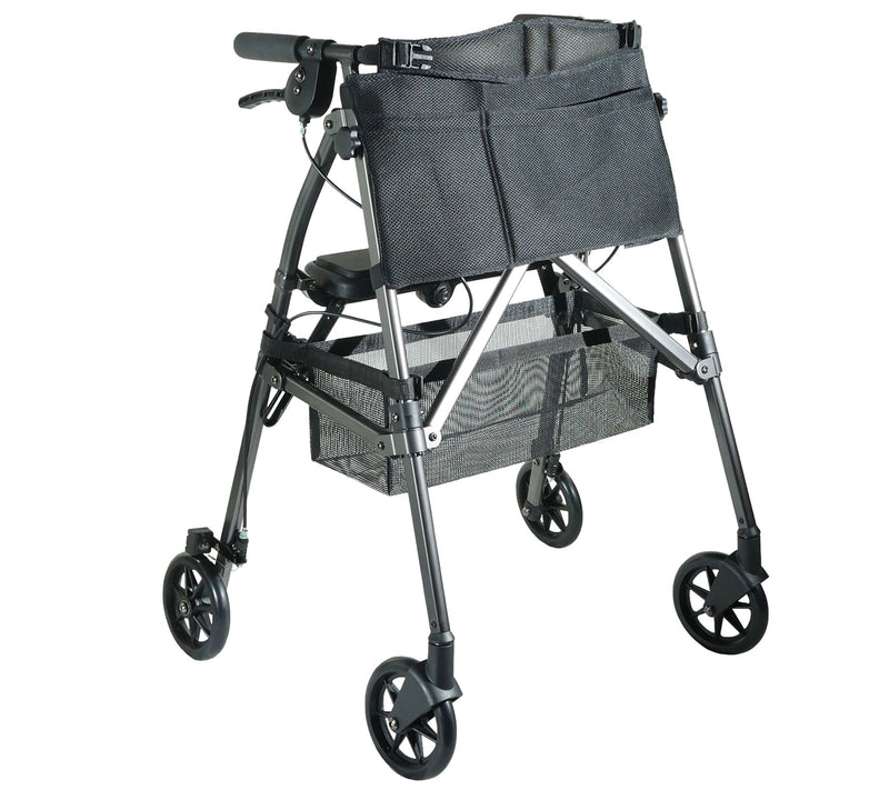 Stander EZ Fold-N-Go Ultra Light Rollator with Accessories — View 5
