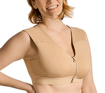 Tommie Copper Shoulder Support Comfort Bra w/ Front Zipper — View 7