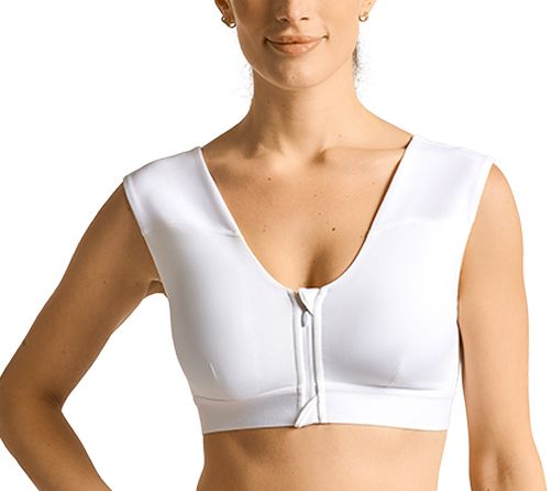 Tommie Copper Shoulder Support Comfort Bra w/ Front Zipper — Main view