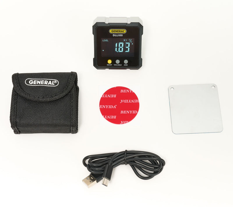 General Tools Digital Laser Level Box w/ Bright LED Screen — View 2