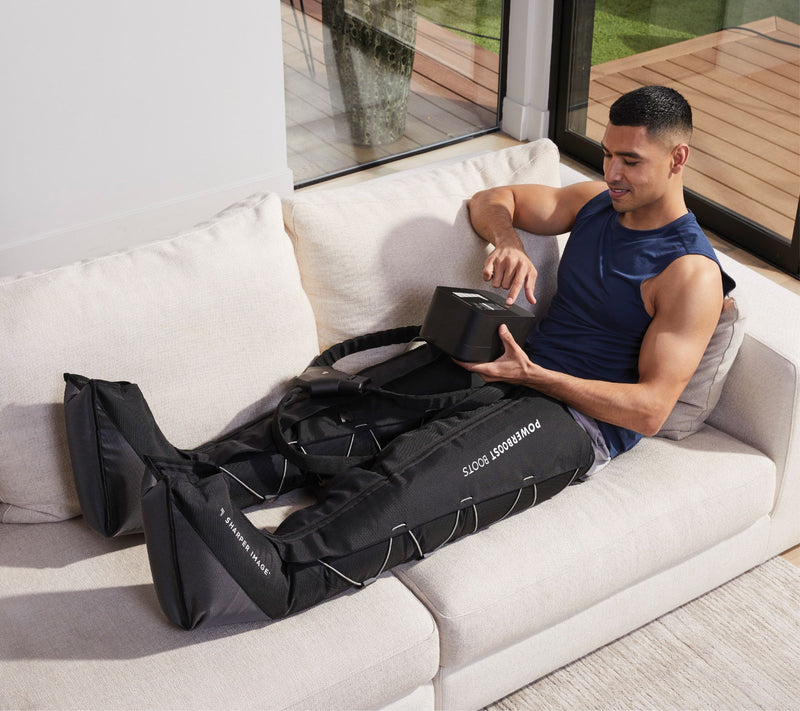Shaper Image PowerBoost Air Compression Leg Massager 26" Boots — View 6