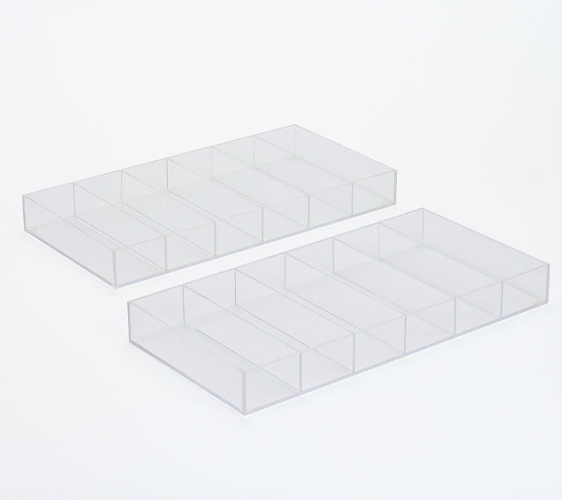 Cella Set of 2 Acrylic Accessory Organizers — View 3