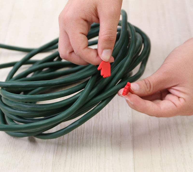 Ruby Set of 24 Holding Hands Reusable Magnetic Zip Ties — View 9