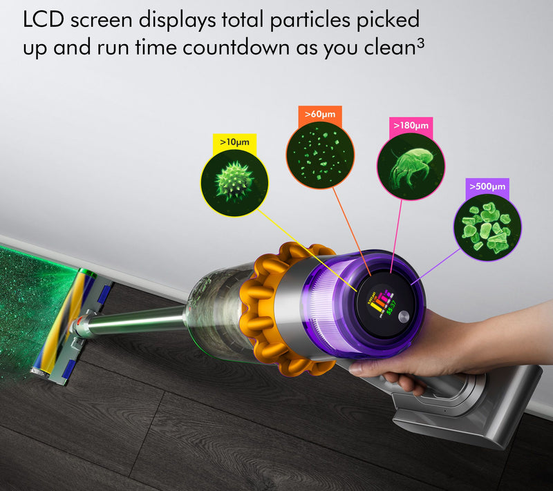 Dyson V15 Detect Cordless Vacuum with 2 Cleaner Heads & 3 Tools — View 5