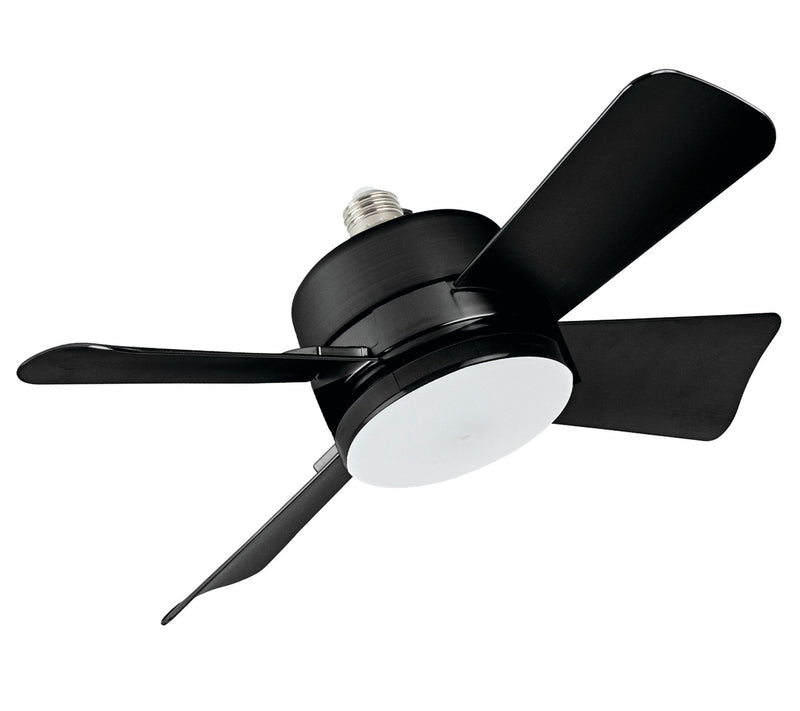 Bell & Howell 2-in-1 Socket Ceiling 3 Speed Fan & LED Light with Remote — View 3