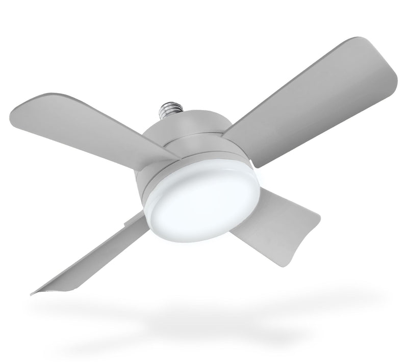 Bell & Howell 2-in-1 Socket Ceiling 3 Speed Fan & LED Light with Remote — View 6