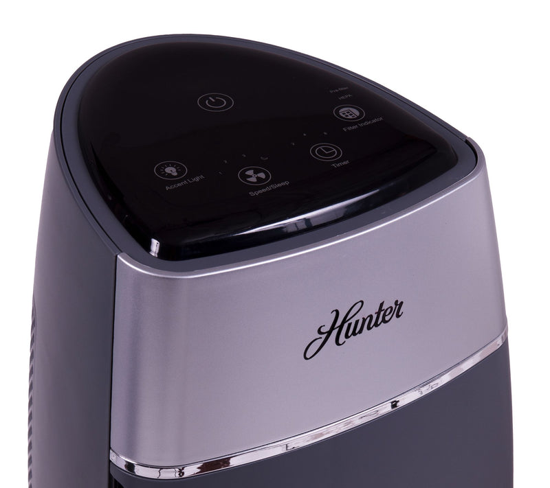 Hunter HP100 EcoSilver HEPA Medium Tower Air Purifier — View 9