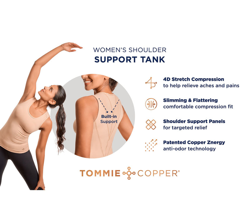 Tommie Copper Shoulder Support Comfort Tank — View 13