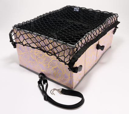 Garage21 Trunk Organizer with Mesh Lid and Fasteners