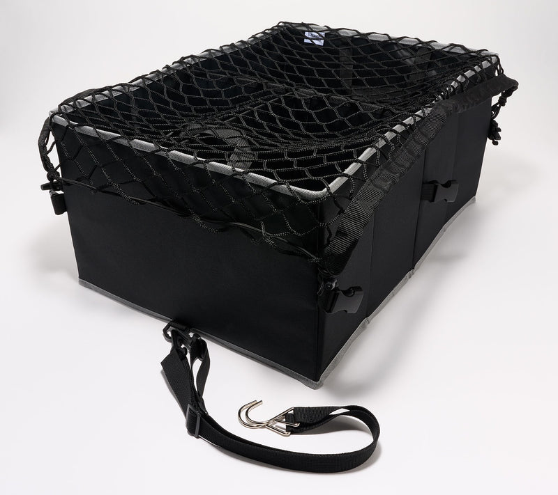 Garage21 Trunk Organizer with Mesh Lid and Fasteners — View 3