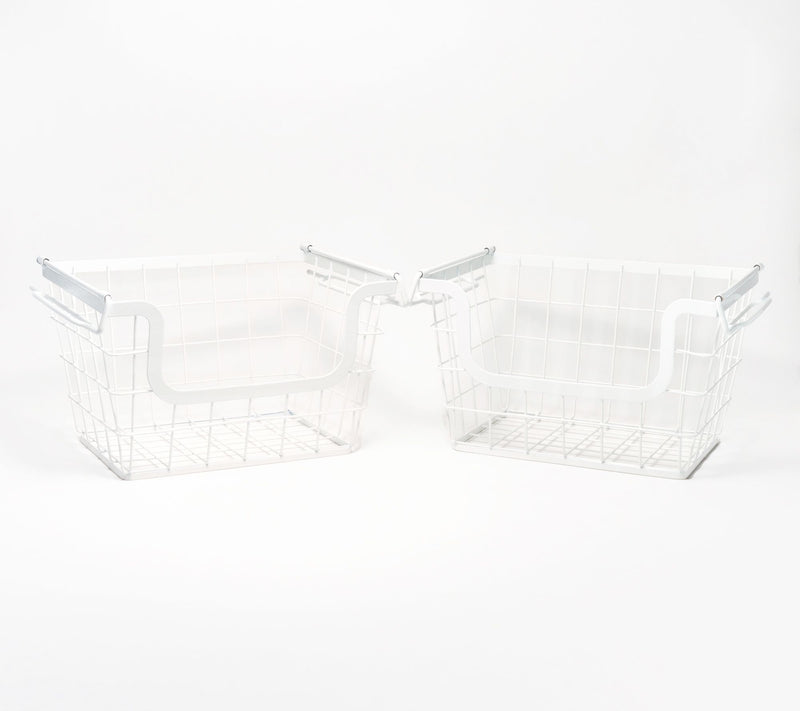 Pop-It Set of 2 Wire Sliding and Stackable Drawers — View 9