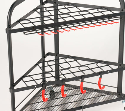 Garage21 Multipurpose Corner Garage Storage Rack w/ Wheels