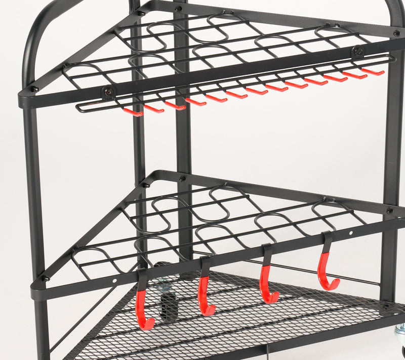 Garage21 Multipurpose Corner Garage Storage Rack w/ Wheels — Main view