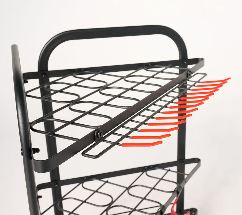 Garage21 Multipurpose Corner Garage Storage Rack w/ Wheels — View 2