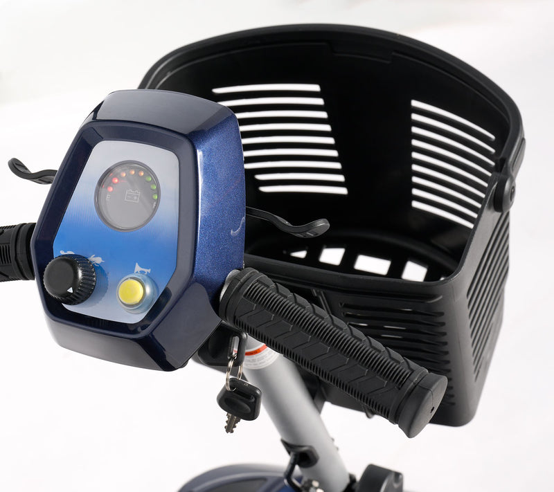 EV Rider Nomad 4-Wheel Mobility Scooter with Basket — View 4