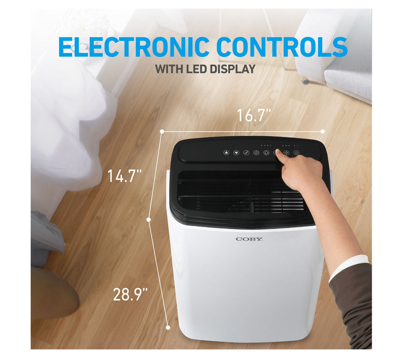 Coby 12,000 BTU (8150 DOE) 3-in-1 Portable Air Conditioner — View 7