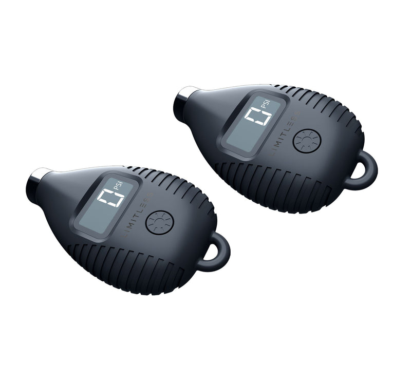 Limitless Set of 2 Digital Talking Tire Pressure Gauges — View 5