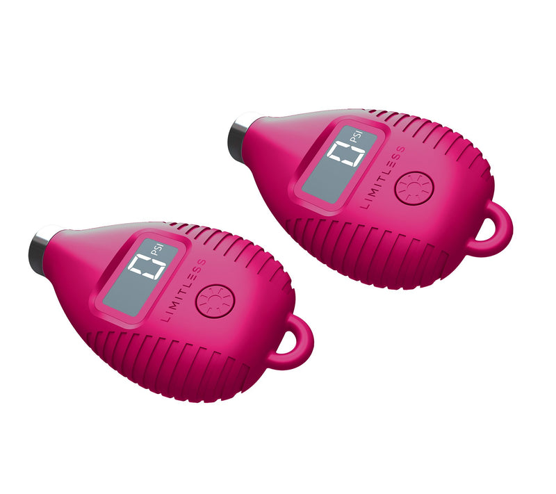 Limitless Set of 2 Digital Talking Tire Pressure Gauges — View 7