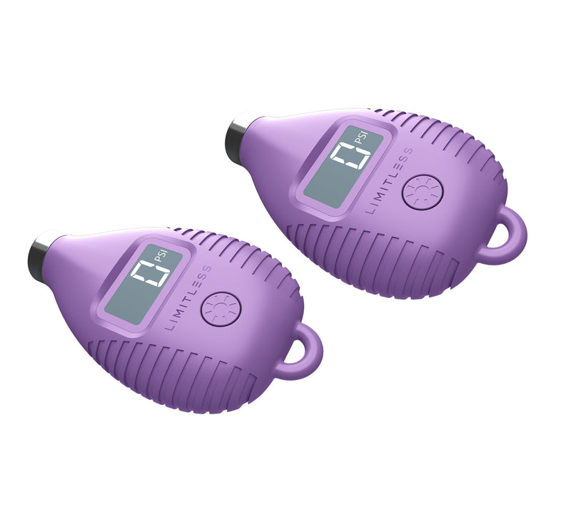 Limitless Set of 2 Digital Talking Tire Pressure Gauges — View 9
