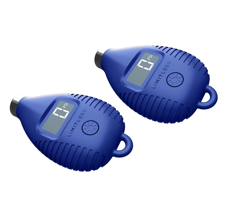 Limitless Set of 2 Digital Talking Tire Pressure Gauges — View 12