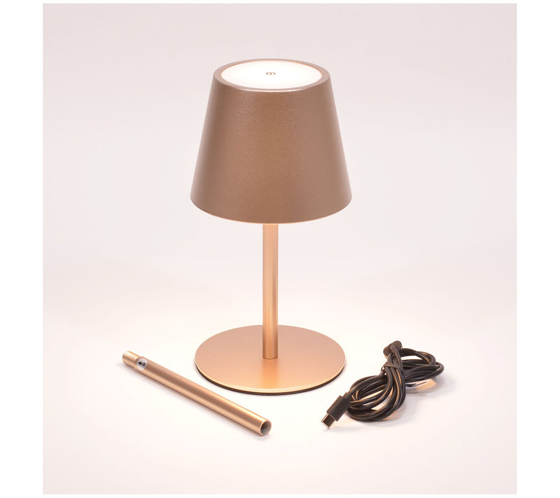SecureBrite Set of 2 Rechargeable Indoor/Outdoor 14" Touch Lamp — View 9