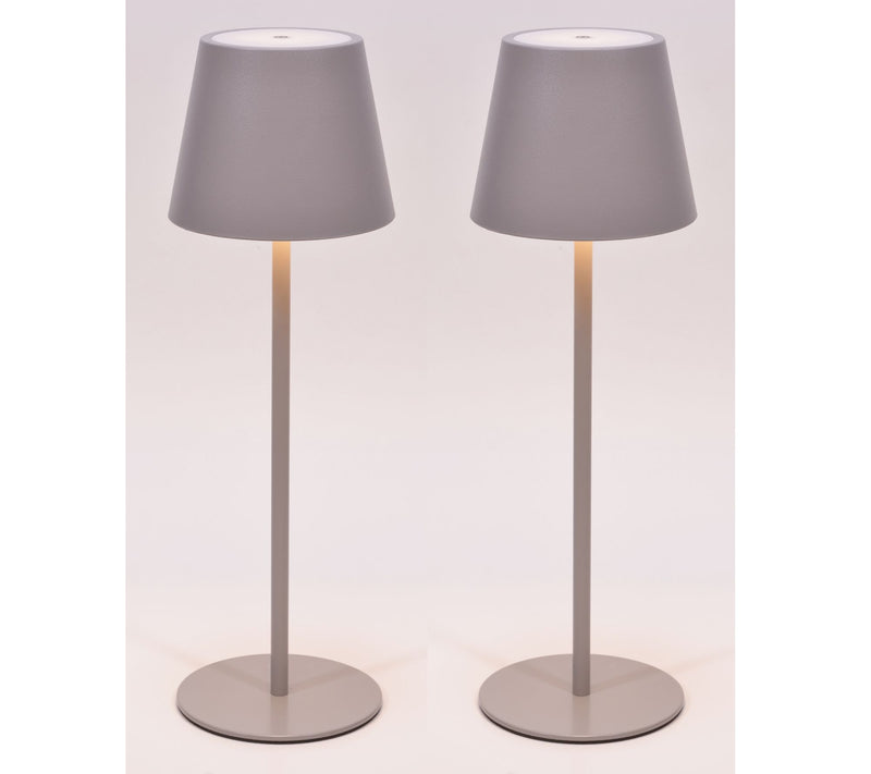 SecureBrite Set of 2 Rechargeable Indoor/Outdoor 14" Touch Lamp — View 5