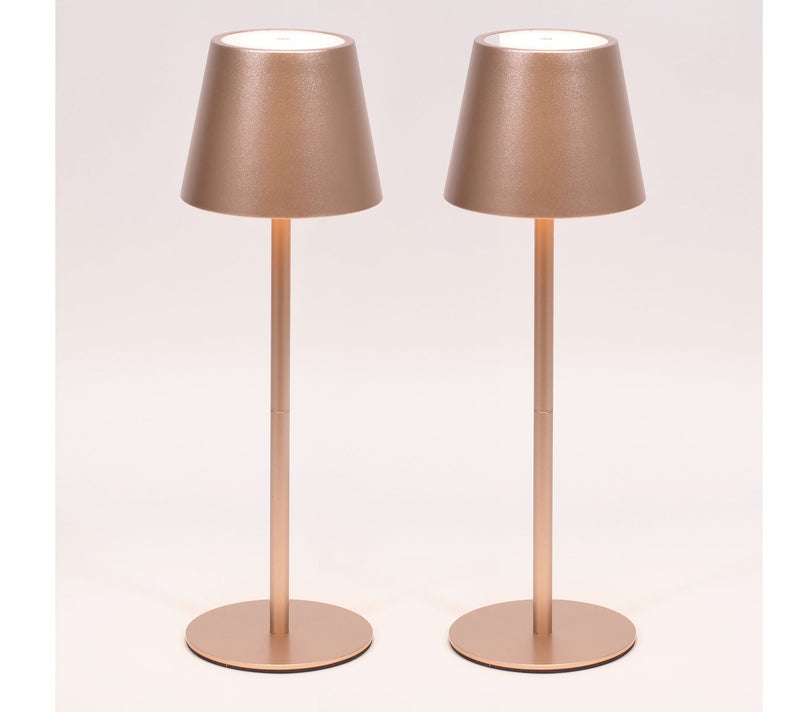 SecureBrite Set of 2 Rechargeable Indoor/Outdoor 14" Touch Lamp — View 7