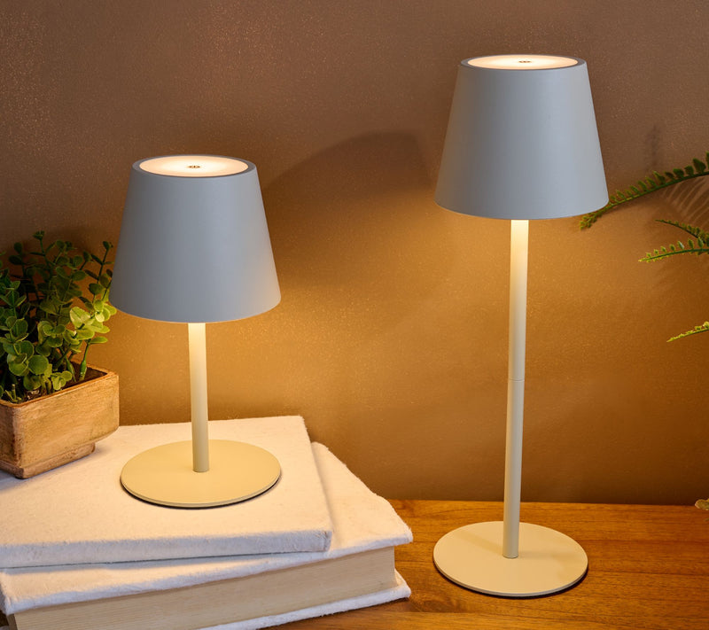 SecureBrite Set of 2 Rechargeable Indoor/Outdoor 14" Touch Lamp — View 17