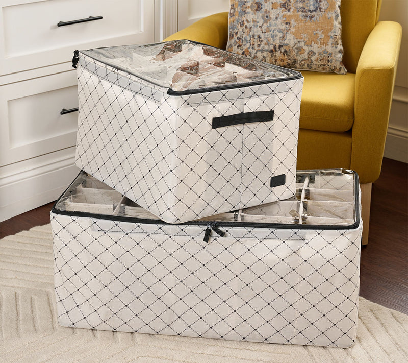 Periea Medium & Large 32-Compartment Shoe Organizers — View 5