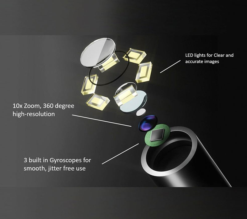 BeBird E3-SE Visual Ear Wax Remover with 4 Tips & Camera — View 5