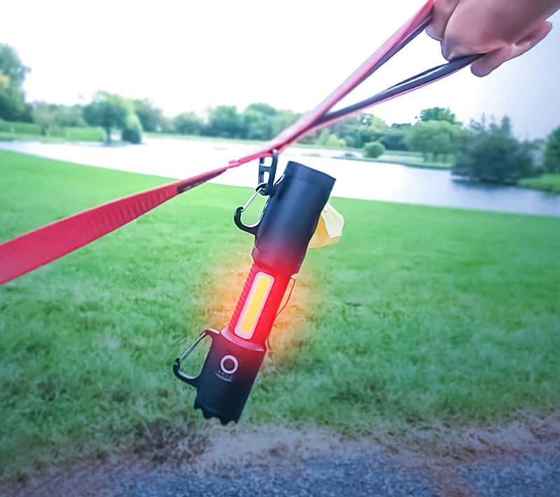 Doggie Doo 500 Lumen Tactical Flashlight w/ Pet Waste Bags — View 4