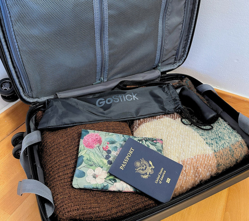 Dynamo GoStick Folding Cane with Cyclone Tip and Wrist Strap — View 20