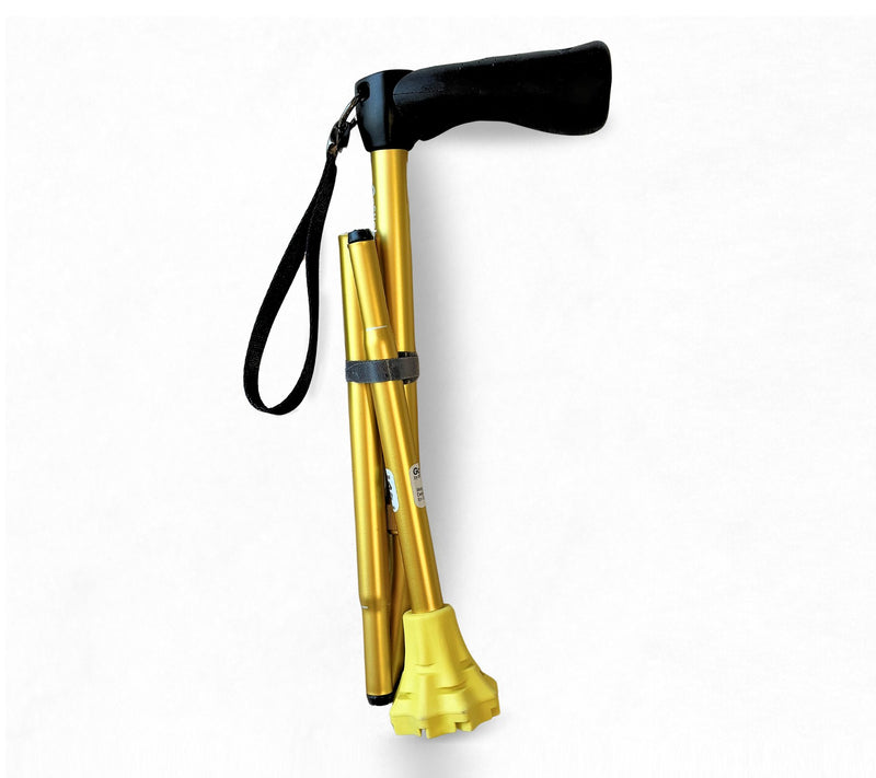 Dynamo GoStick Folding Cane with Cyclone Tip and Wrist Strap — View 13
