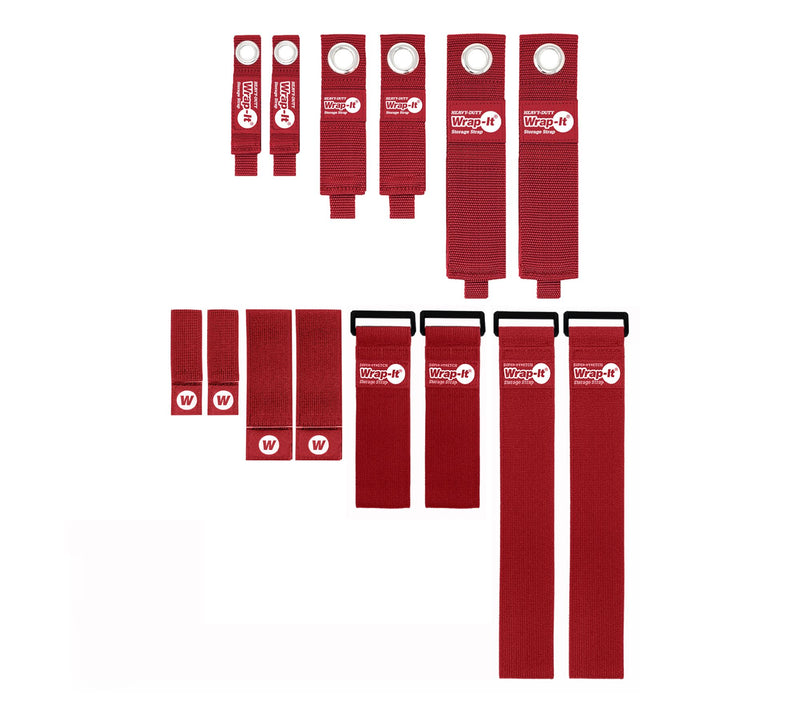 Wrap-it 14-Pack Heavy Duty and Super-Stretch Storage Straps — View 5